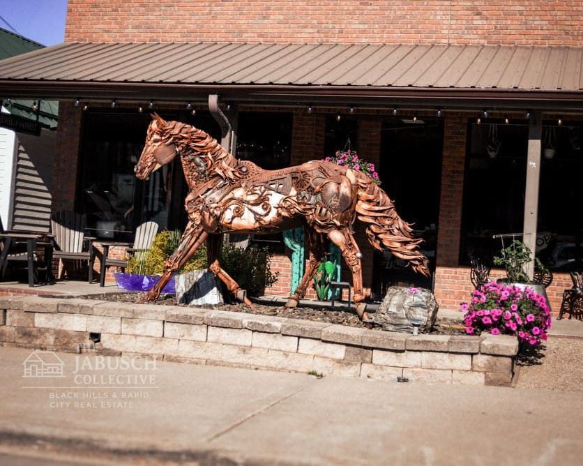 Horse statue in Downtown Hill City, South Dakota