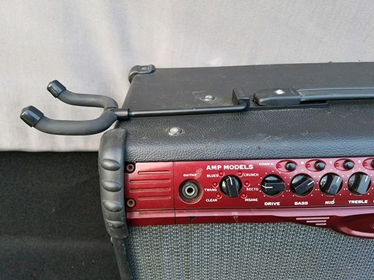 Guitar Hanger On Amplifier