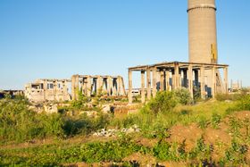 Abandoned industrial facility requiring site cleanup, demolition, and compliant environmental closure