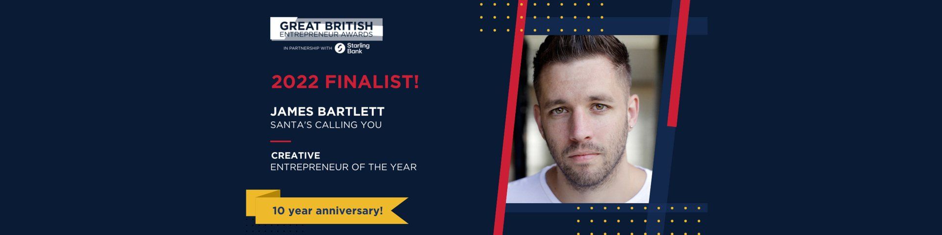 Great British Entrepreneur Awards Finalist - James Bartlett