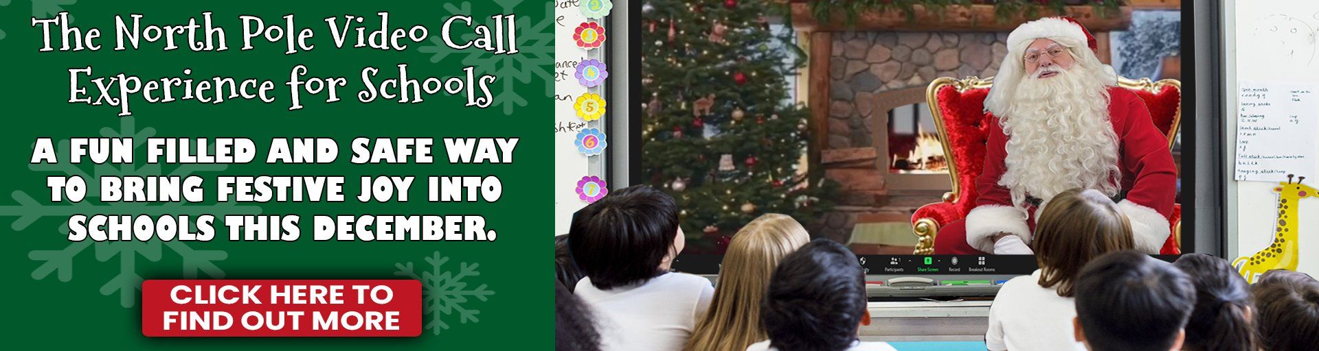 Live Video Call from Santa for Schools
