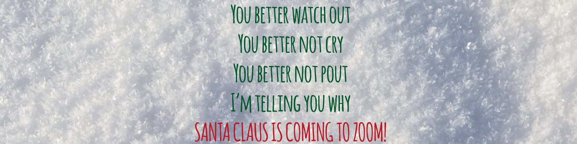 Zoom call with Santa