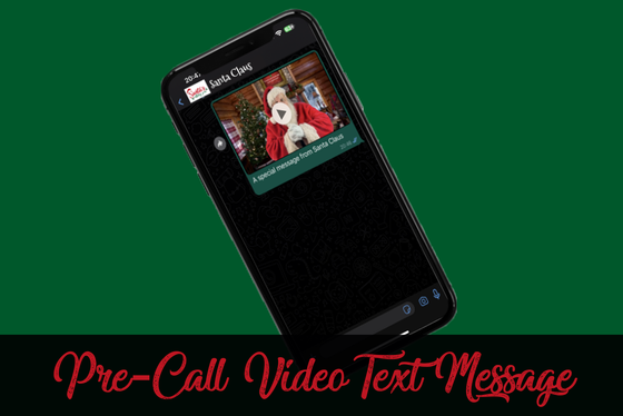 Pre-Call Video Text Message