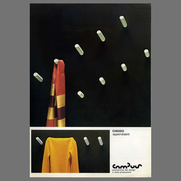 Appendiabiti da parete, Chiodo - CAMPUS