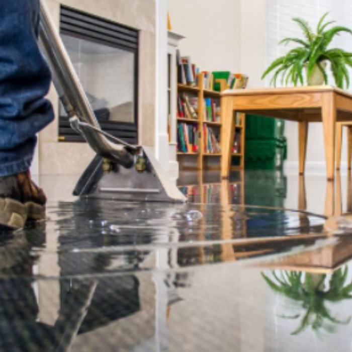 Cleaning Carpet With Vacuum Cleaner — Cleaning Service in Yeppoon,QLD