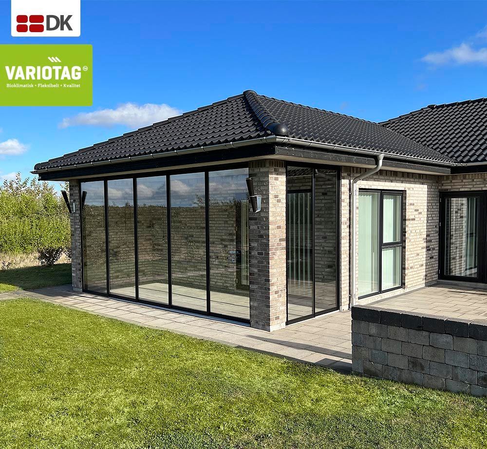 Variotag - Opfyld dine havedrømme, glaspartier til terrassen