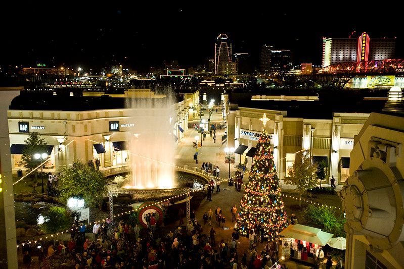 Louisiana Boardwalk Giant Christmas Tree in Bossier City, LA