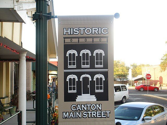 Historic Canton Main Street Banner - Canton, TX