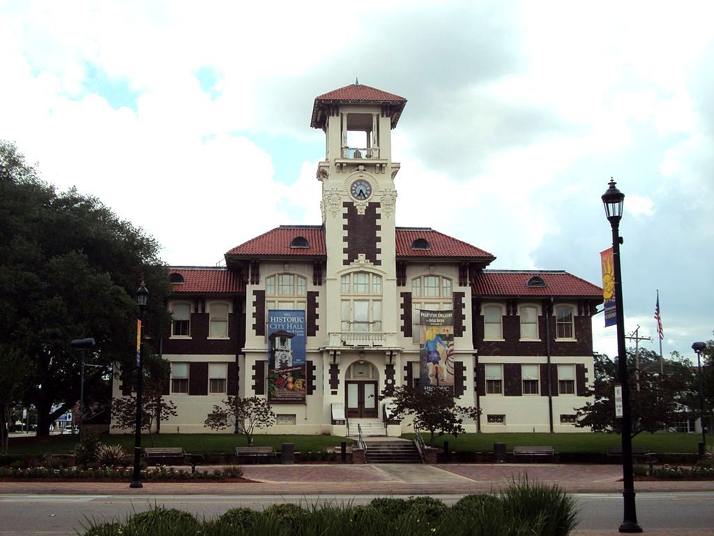 Old Lake Charles City Hall in Lake Charles, Louisiana.