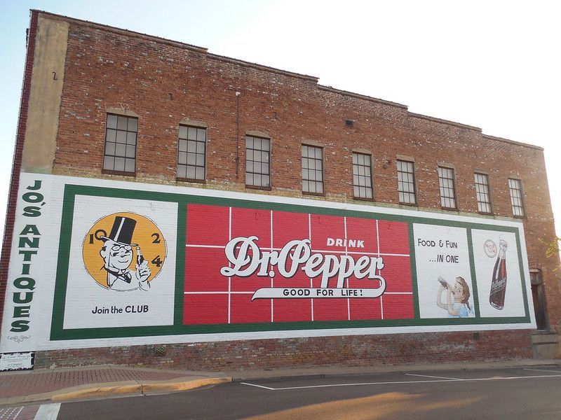 Dr Pepper Mural Mt Pleasant, TX