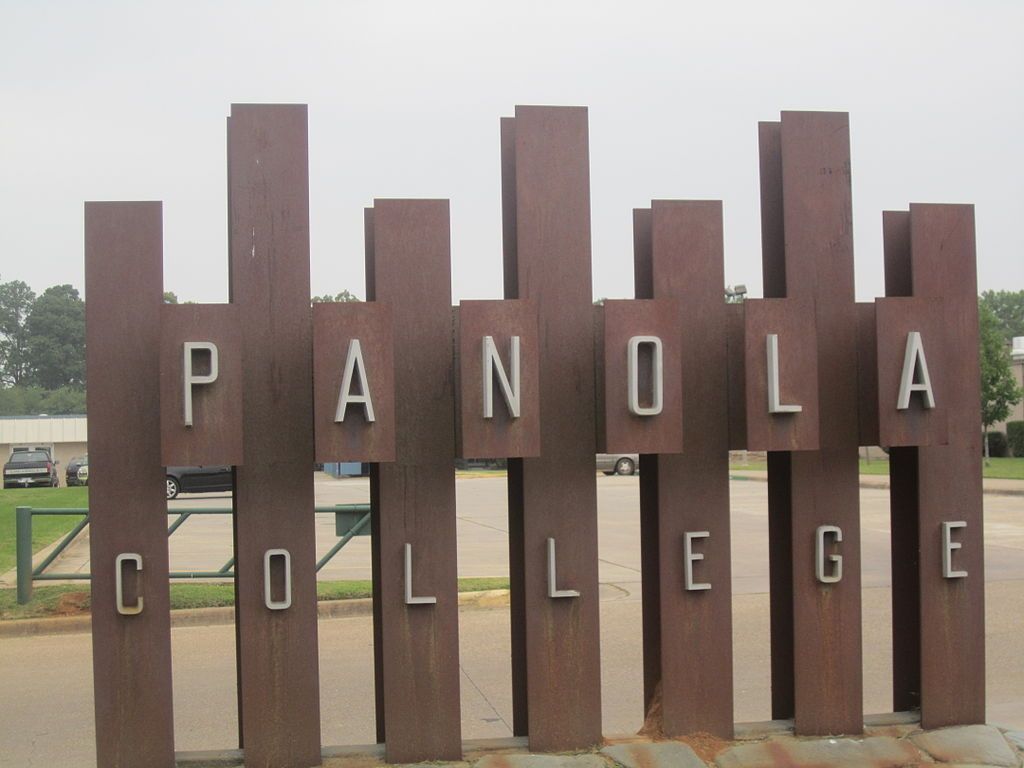 Panola College Sign in Carthage, TX