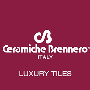 A logo for ceramiche brennero italy luxury tiles