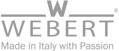 Il logo webert è realizzato in italia con passione.