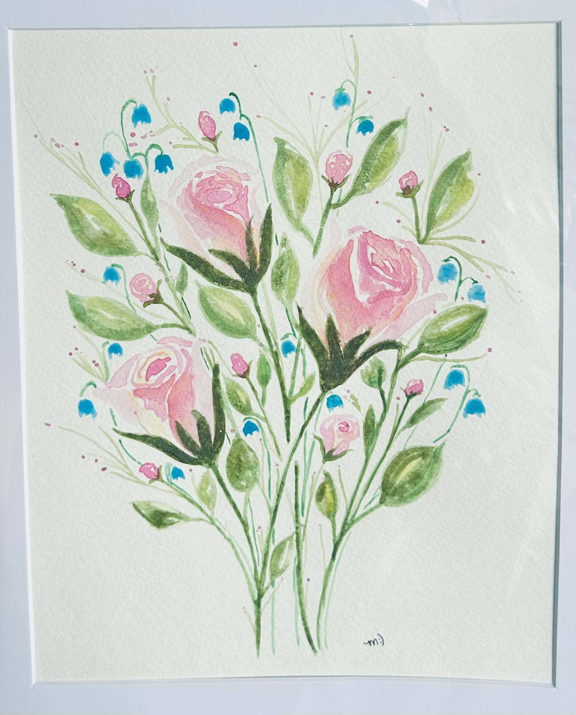 Custom Matted Painting