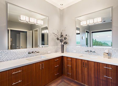 Home Renovation — Bathroom in Luxury Home In Asheville, NC
