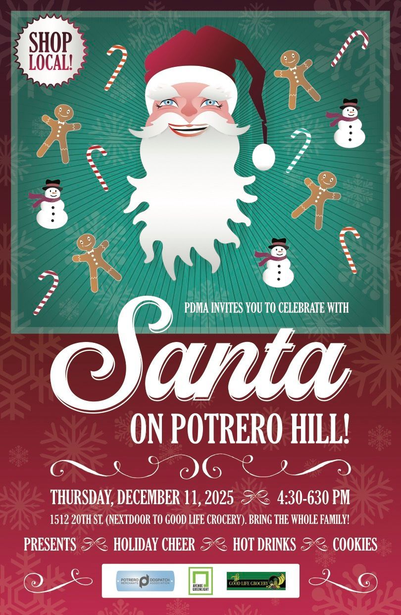 Santa on Potrero Hill poster