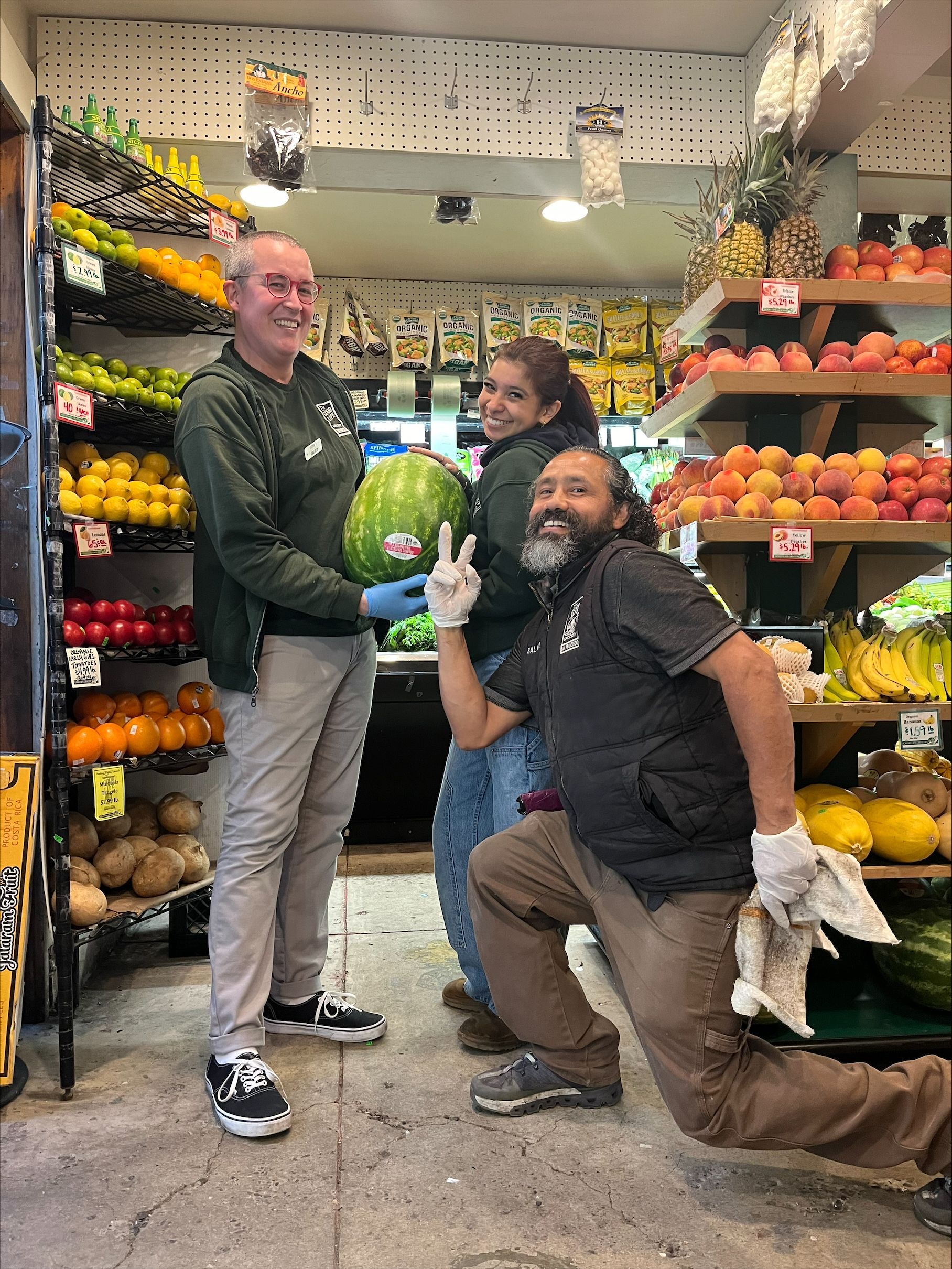 Employees posing at Potrero Hill