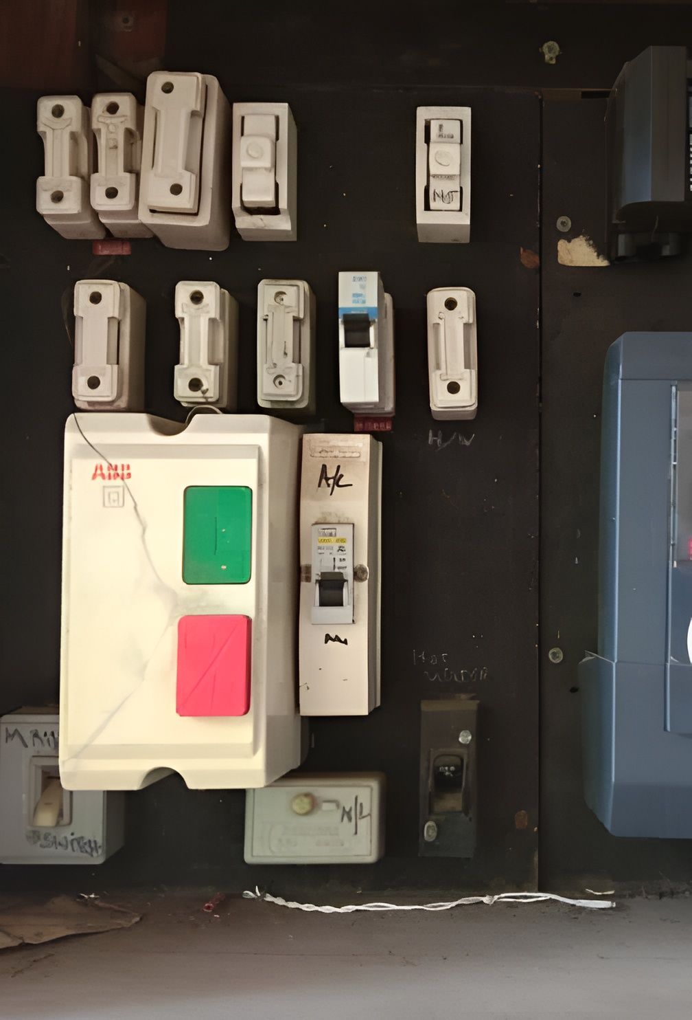 Electrical Breaker Panel With Multiple Switches — Quik Fire Electrical in Kelmscott, WA
