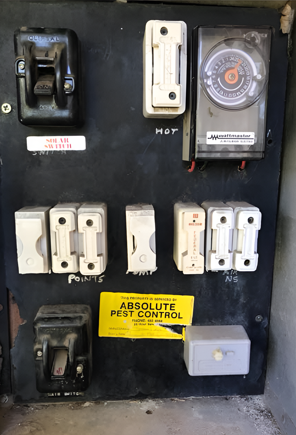 Electrical Control Panel With Switches — Quik Fire Electrical in Kelmscott, WA