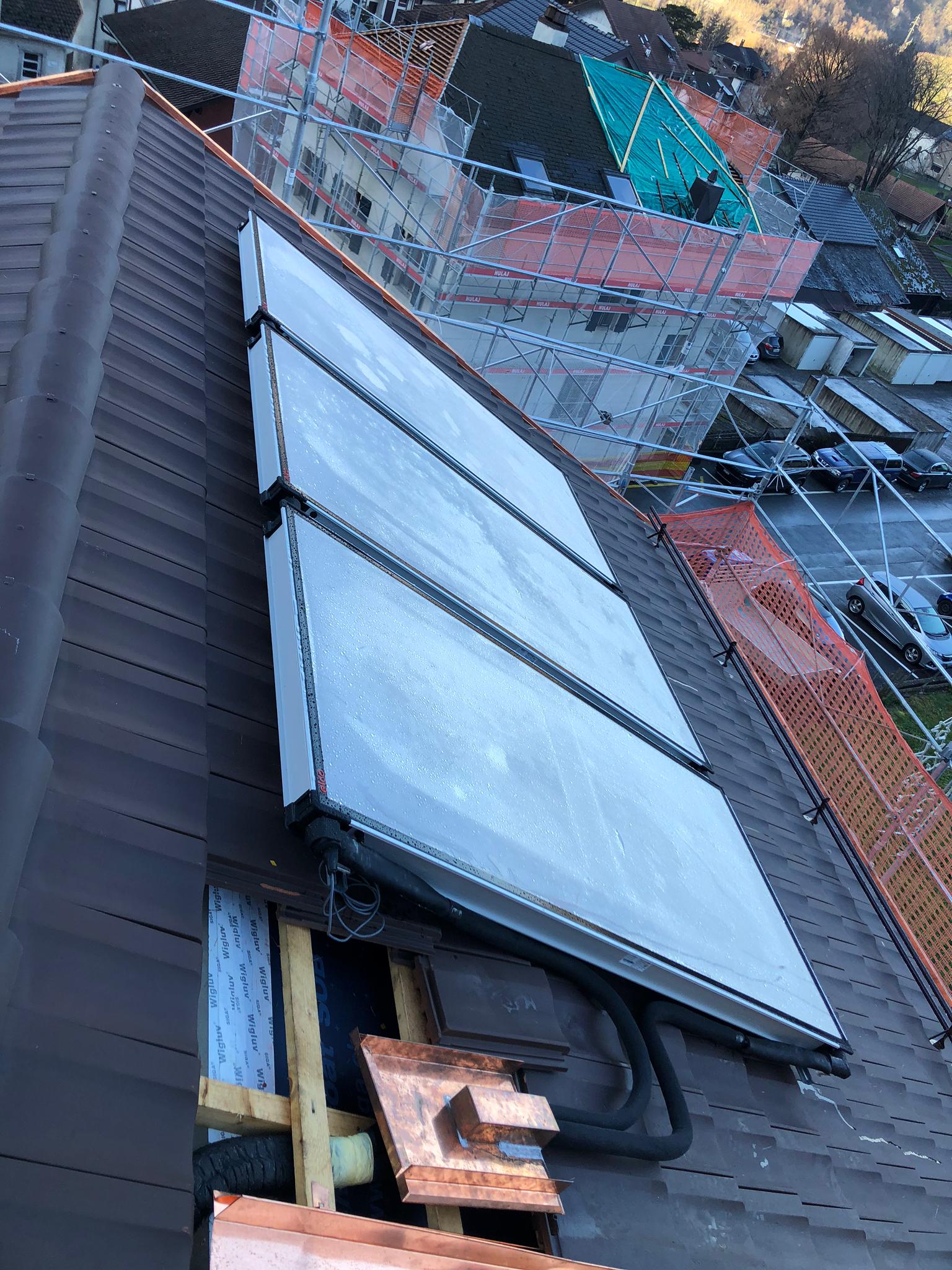 réalisation iseni sanitaire et chauffage Bex pose