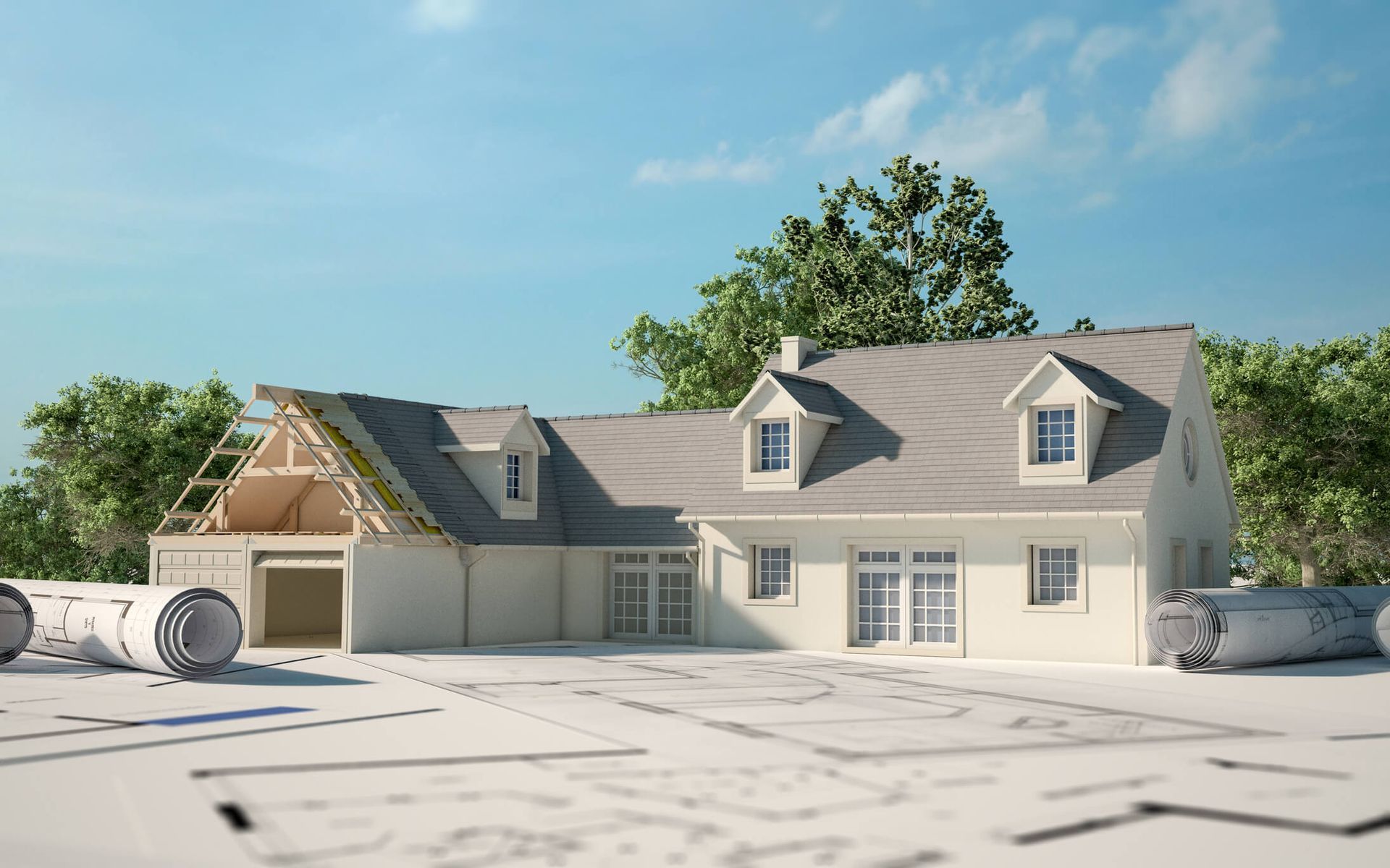 Residential Home Under Construction