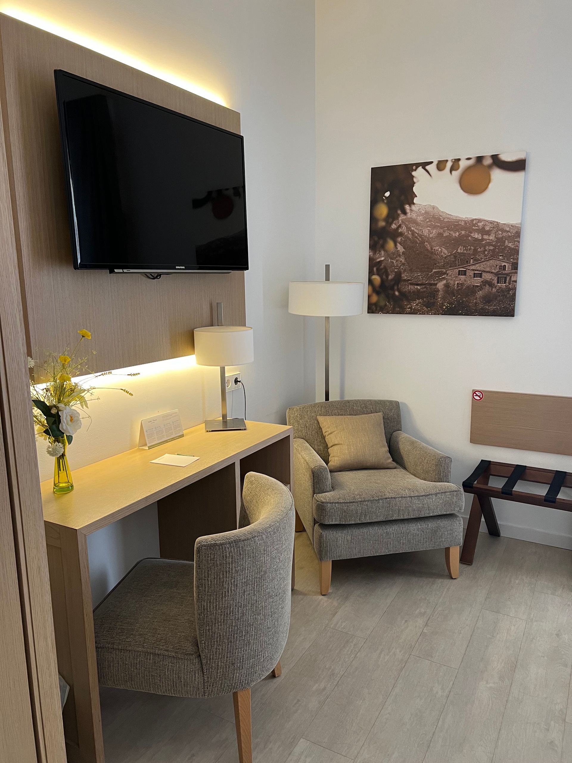 habitación superior vista montañas