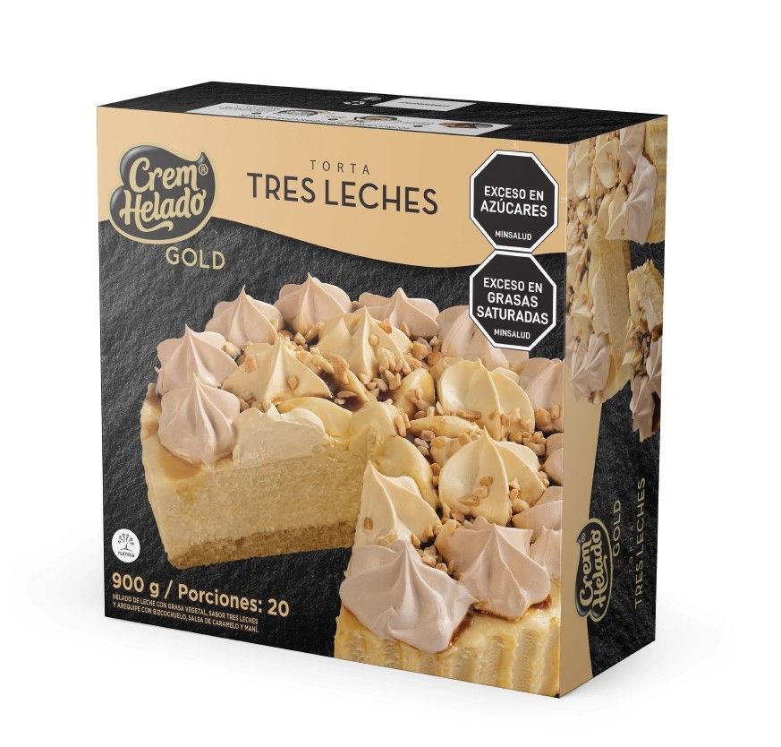 Torta Crem Helado Gold Tres Leches
