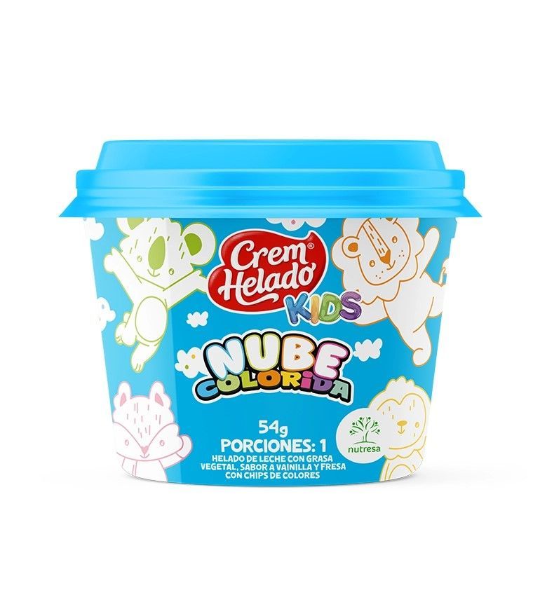 Vaso Kids Nube Colorida