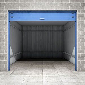 Empty Open Door Garage — Secure Storage Facility in Greeley, CO