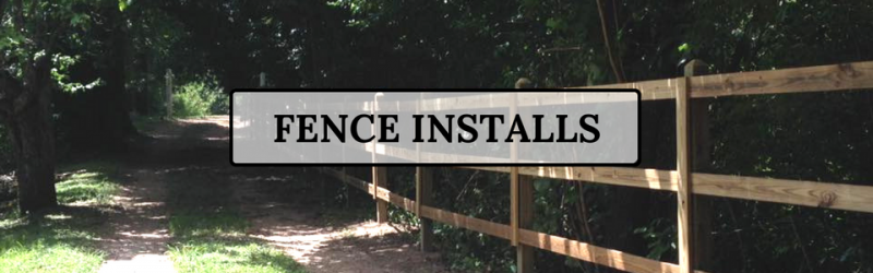 farm fence install banner