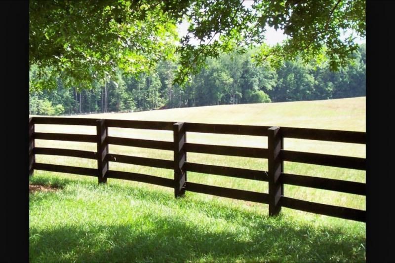 wooden fence