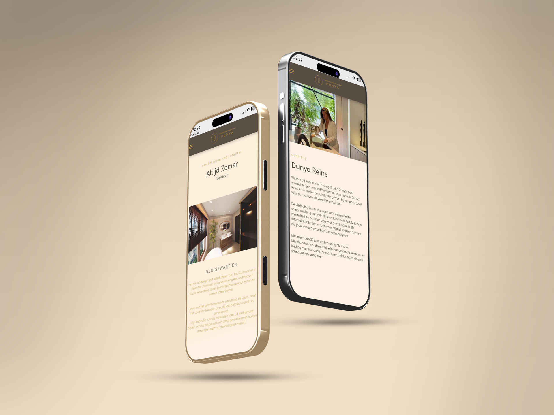 Interieur & Styling Studio Dunya, website design door Braakhekke Creative, interieurstudiodunya.nl