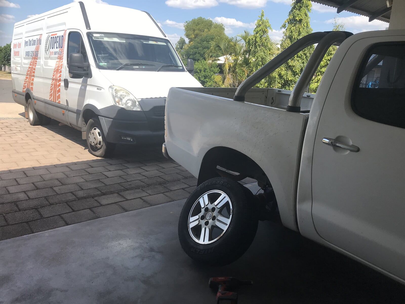 Tyre Repair — Mobile tyre services and repair in Darwin, NT