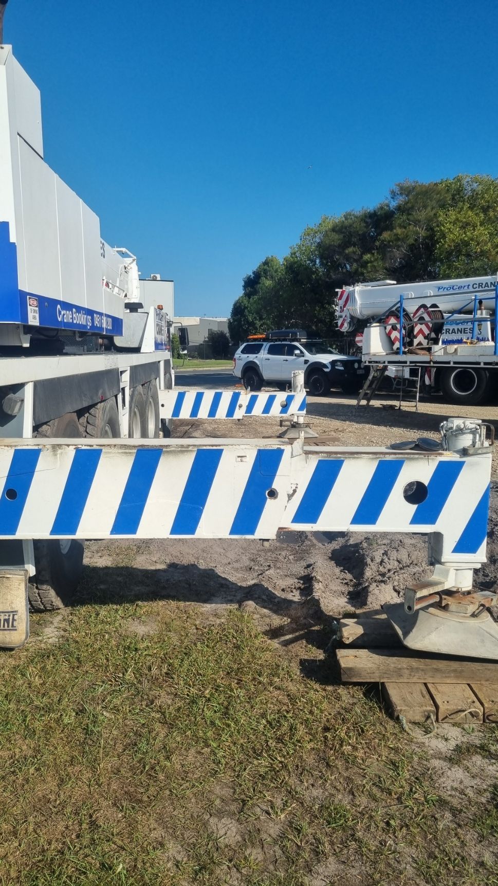 A Supporting Legs Of Crane— ProCert Cranes In Coolum Beach, QLD