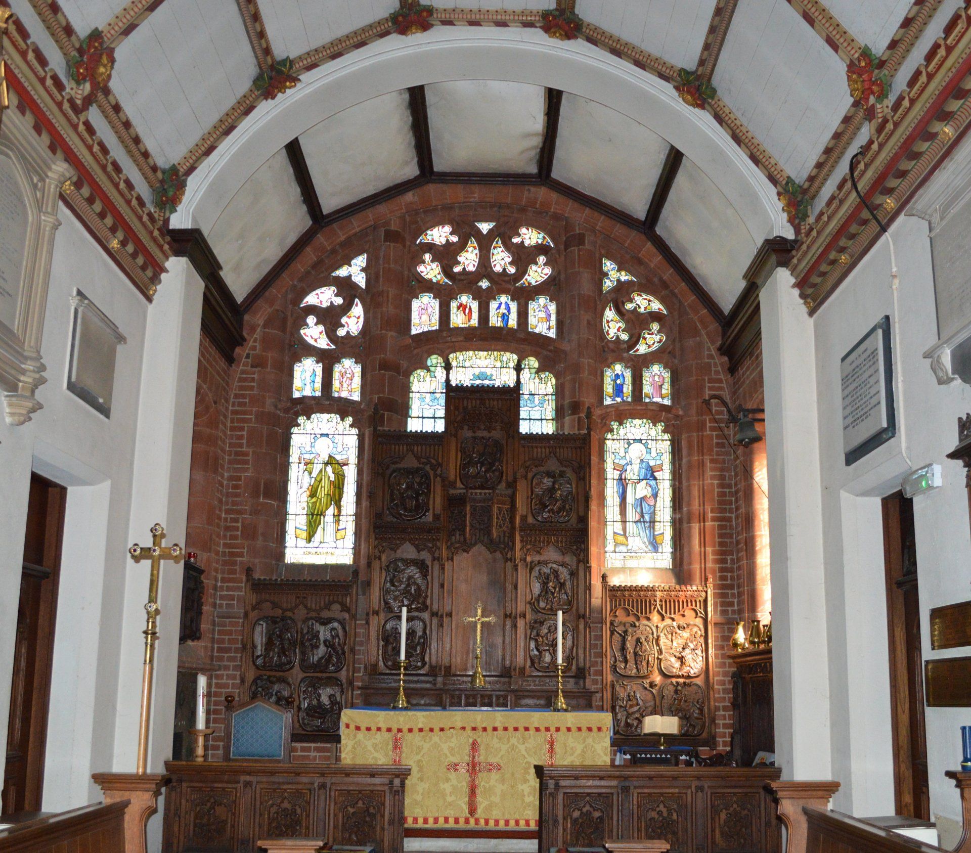 East window in All Saints church