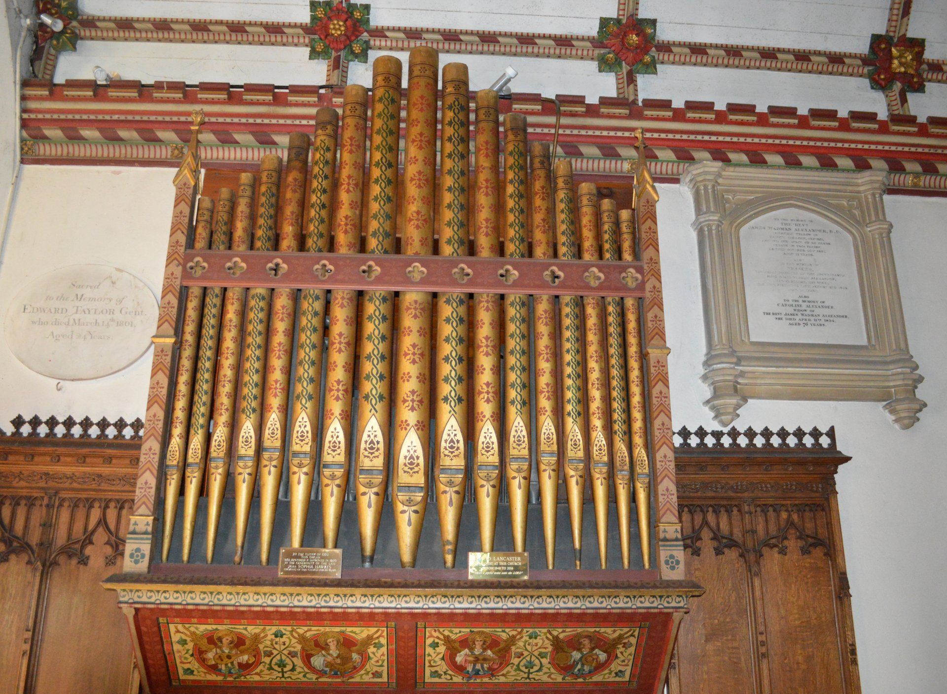 Organ in All Saints church