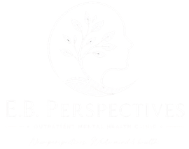 E.B. Perspectives logo white