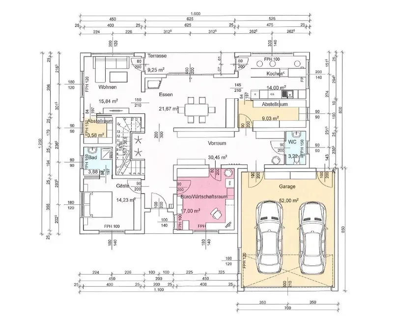 Musterhaus 1 Erdgeschoss
