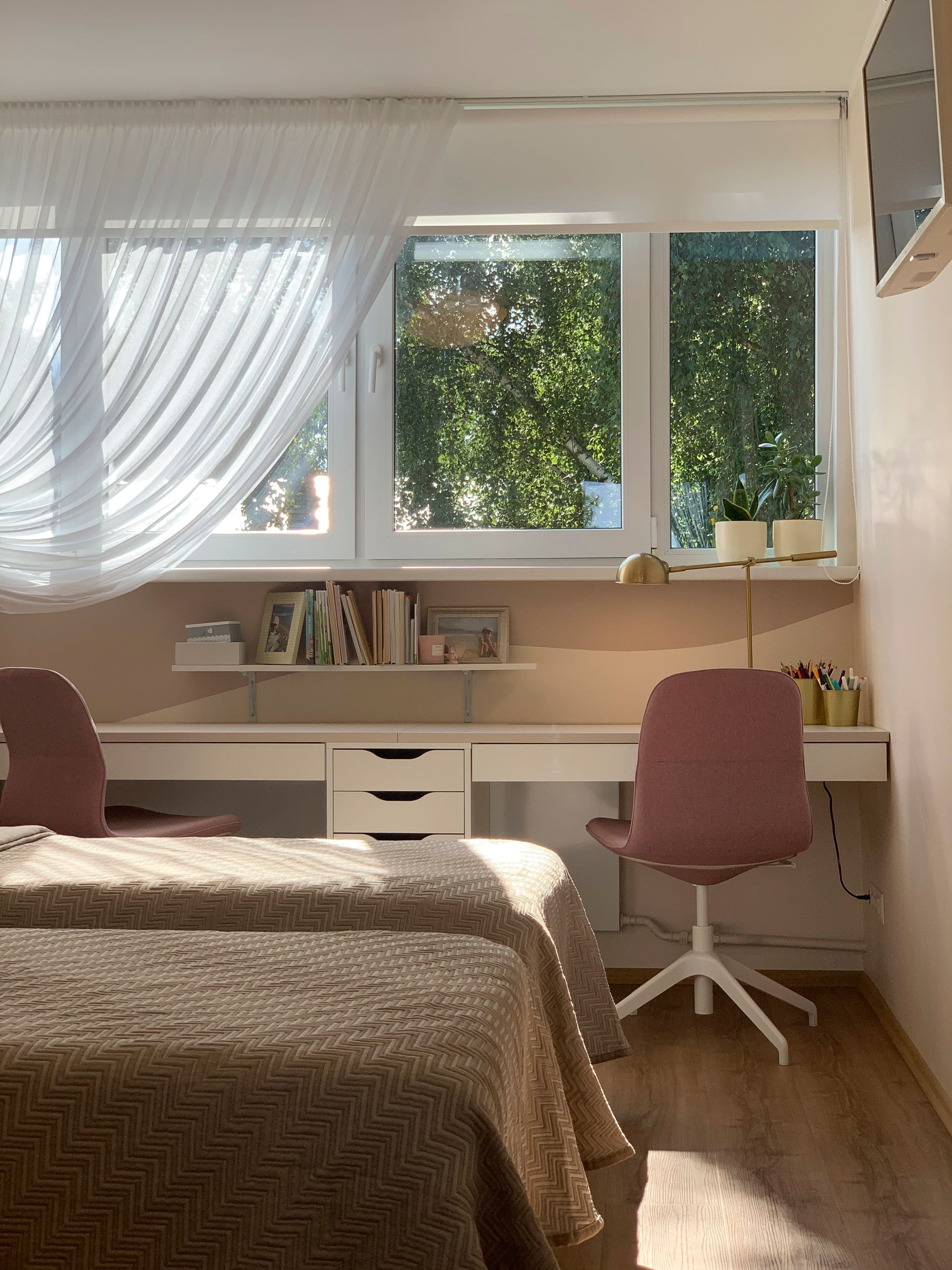 Dzīvokļa interjera dizains. Bērnu istabas interjers. Detaļas.