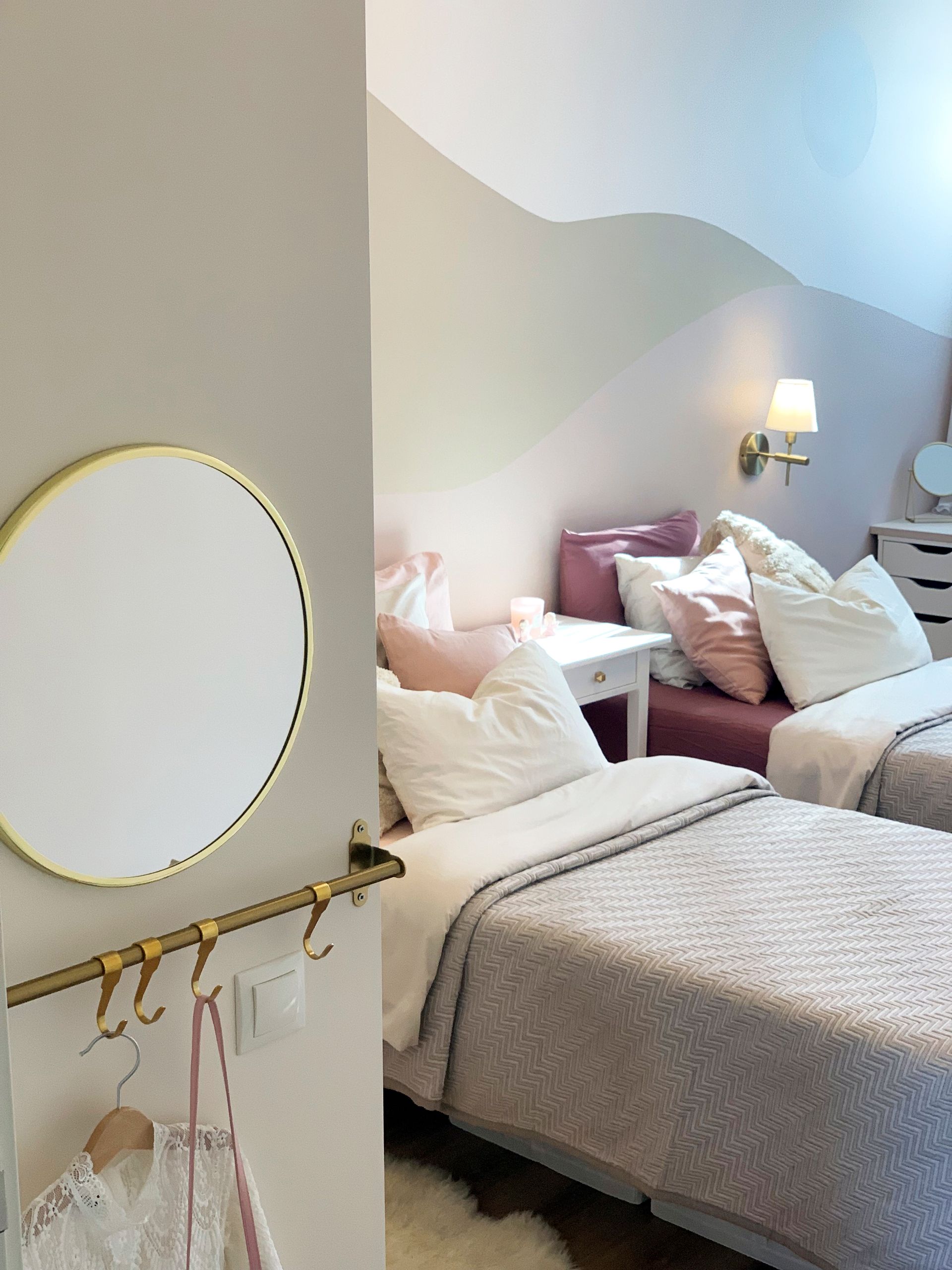 Dzīvokļa interjera dizains. Bērnu istabas interjers. Detaļas.