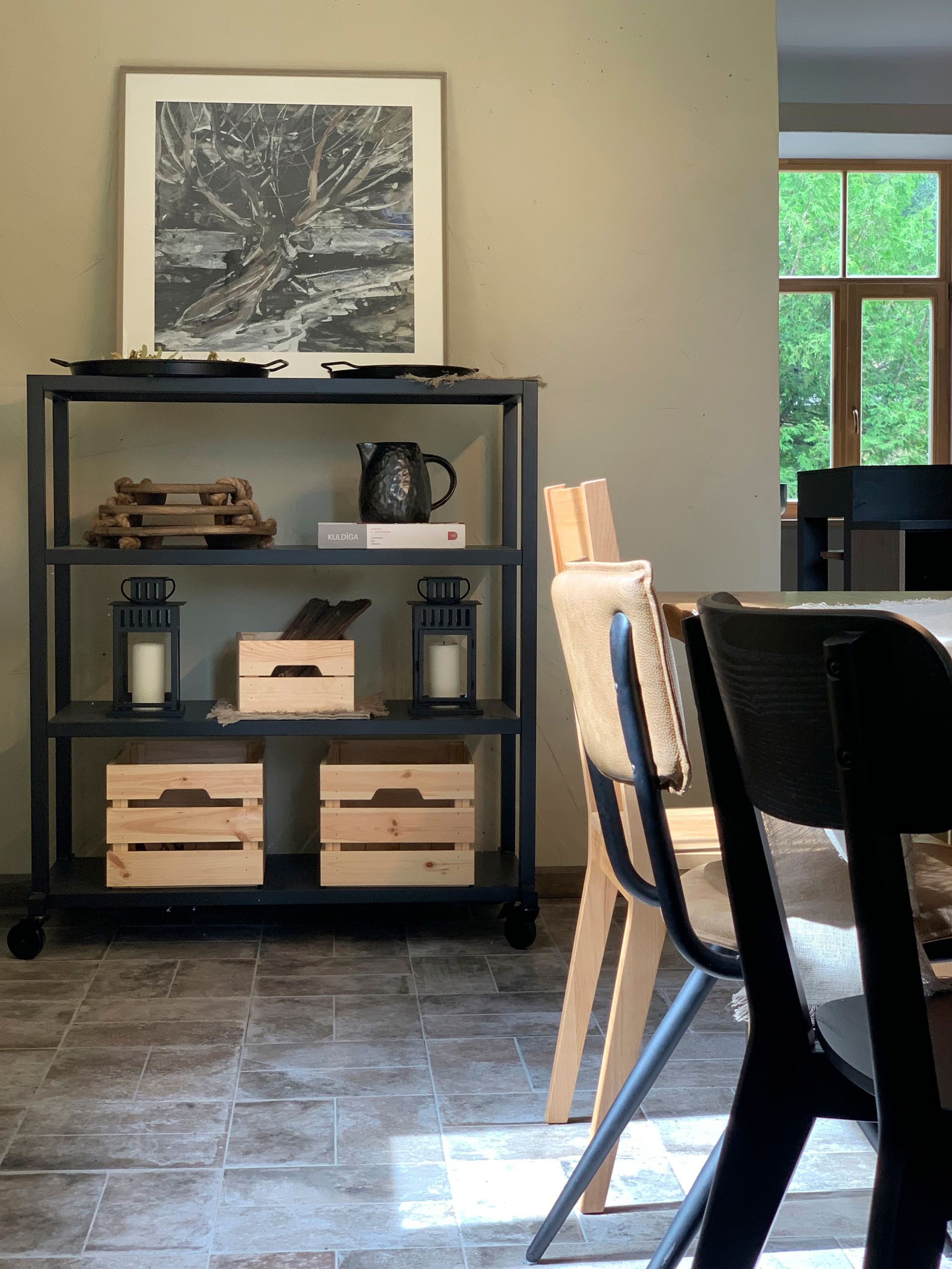 Lauku mājas Viesu apartamentu interjera dizains.