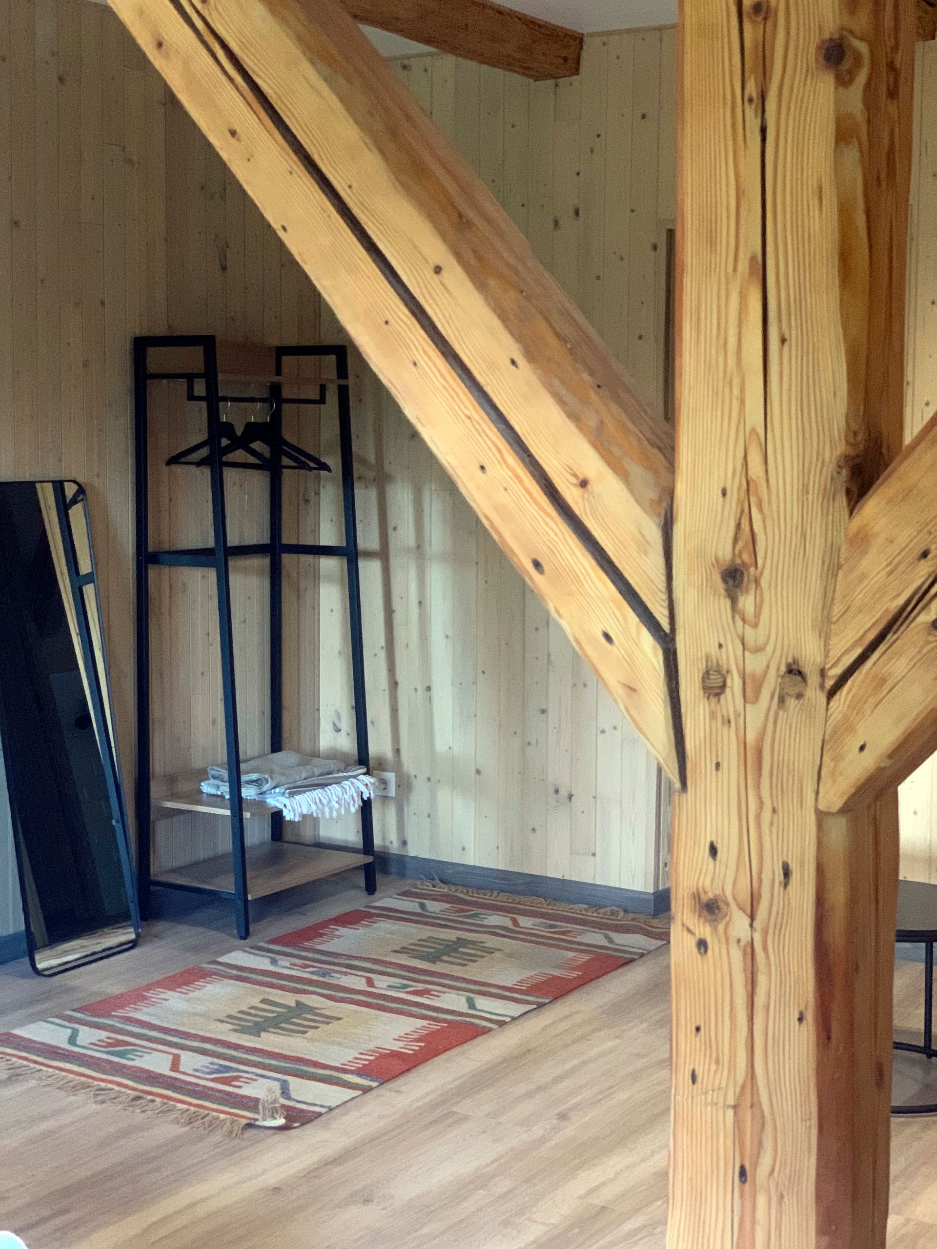 Lauku mājas Viesu apartamentu interjera dizains.