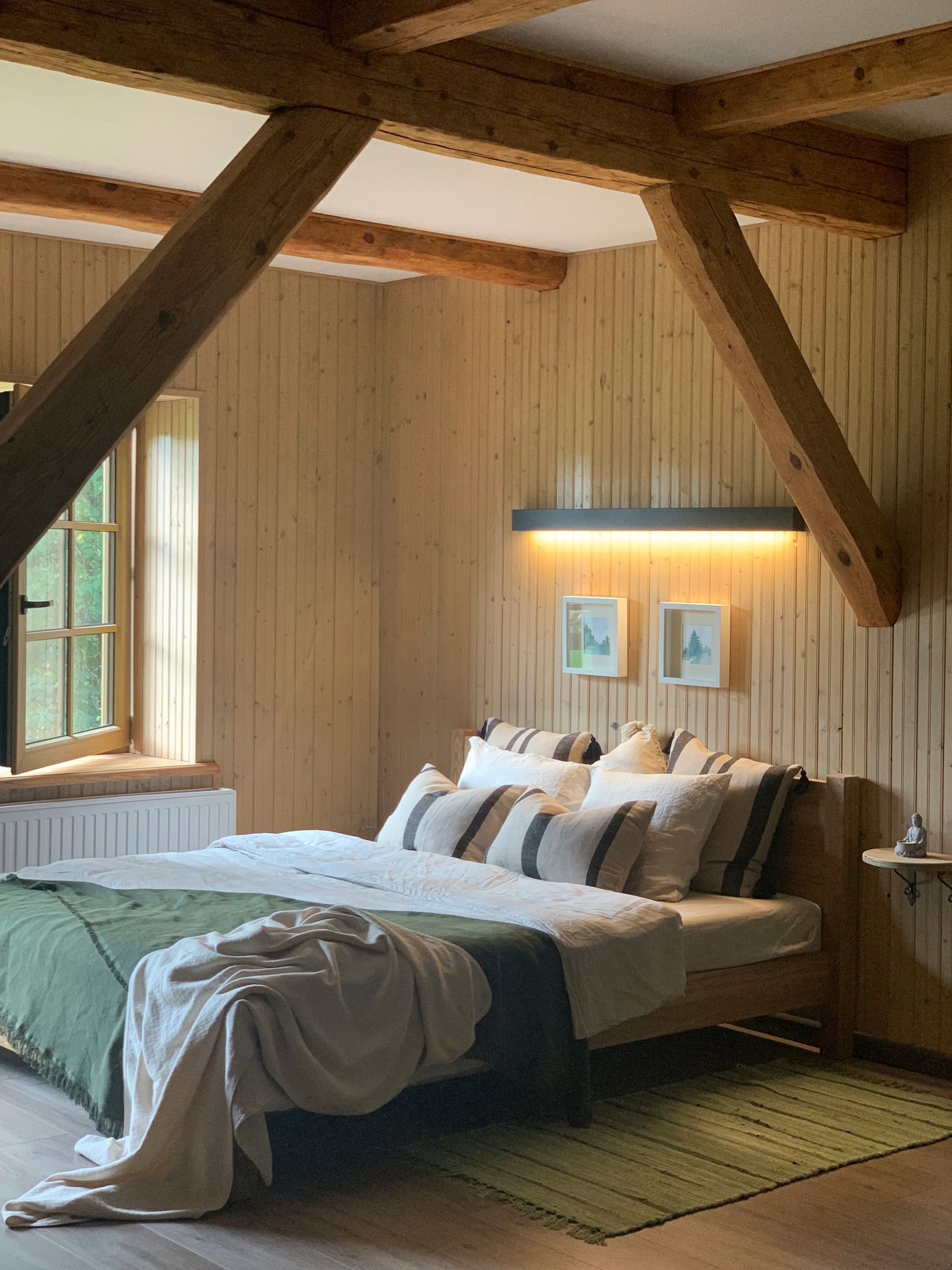 Lauku mājas Viesu apartamentu interjera dizains.