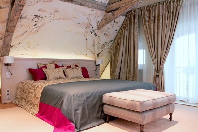 Viesnīcas apartamentu interjera dizains.