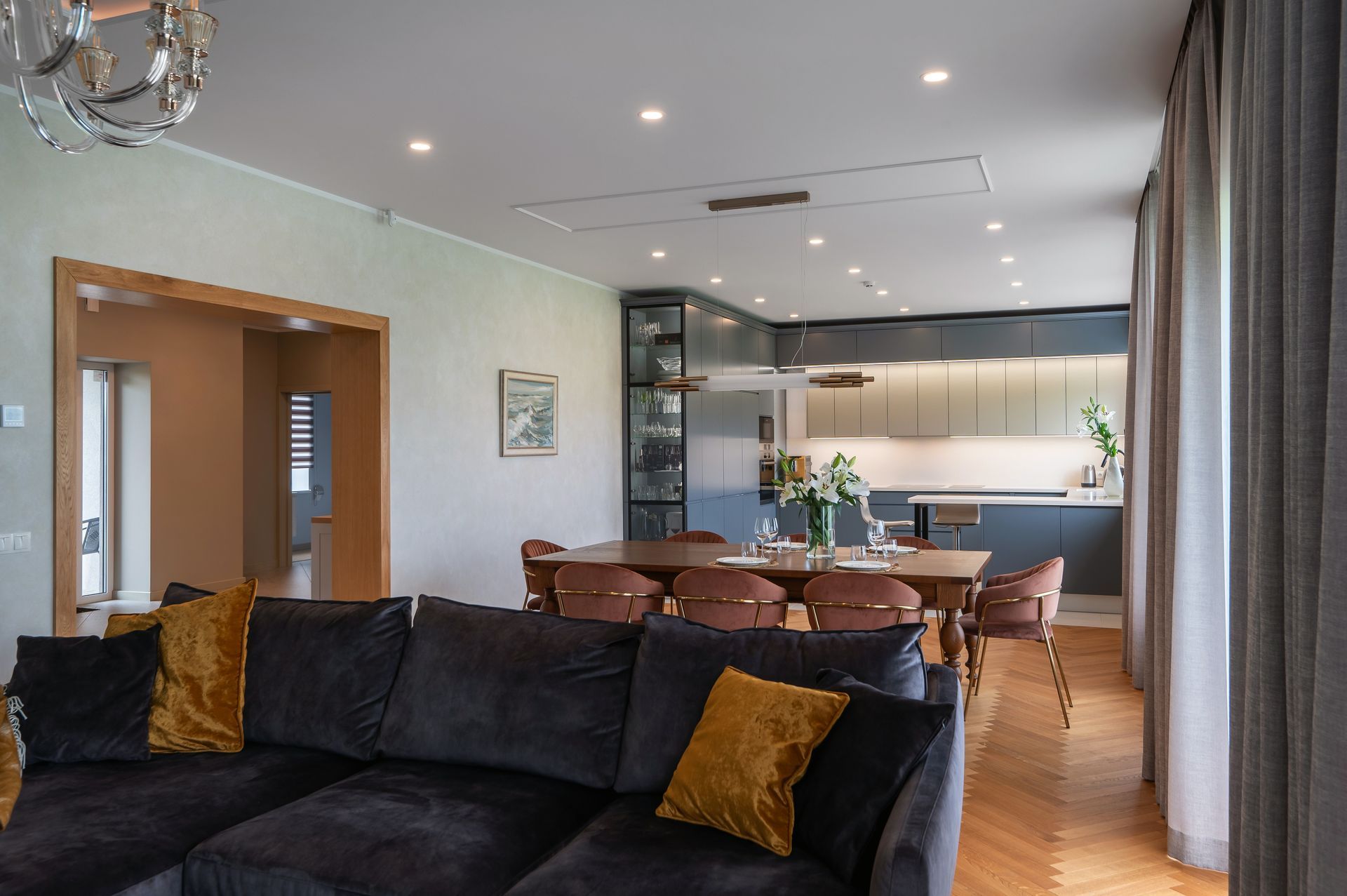 Mājas interjera dizains.