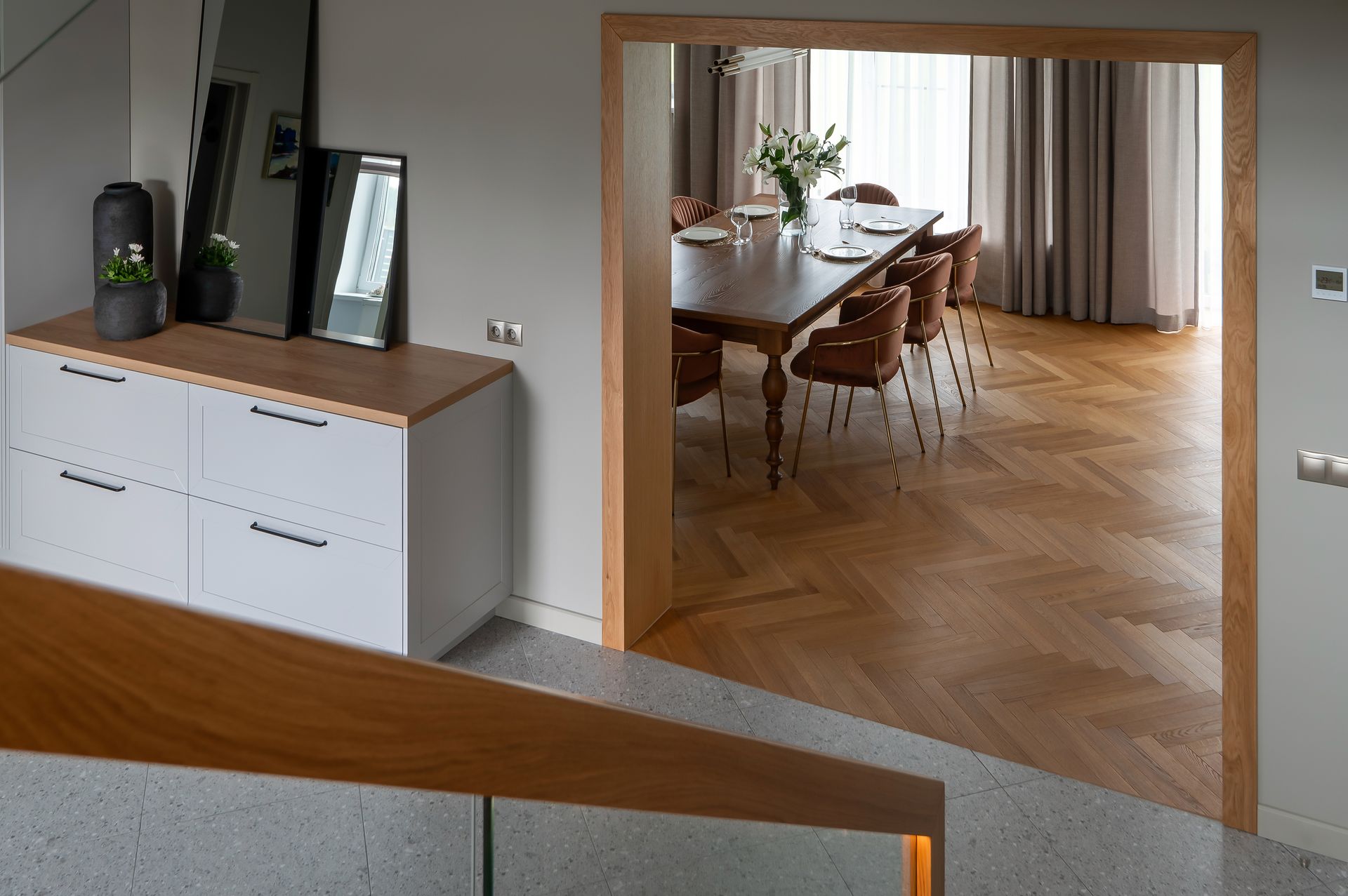 Mājas interjera dizains.