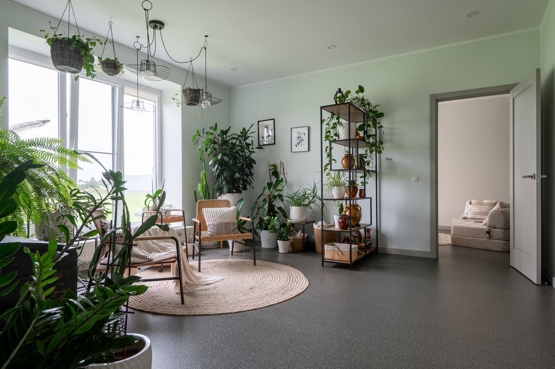 Mājas interjera dizains. Oāze