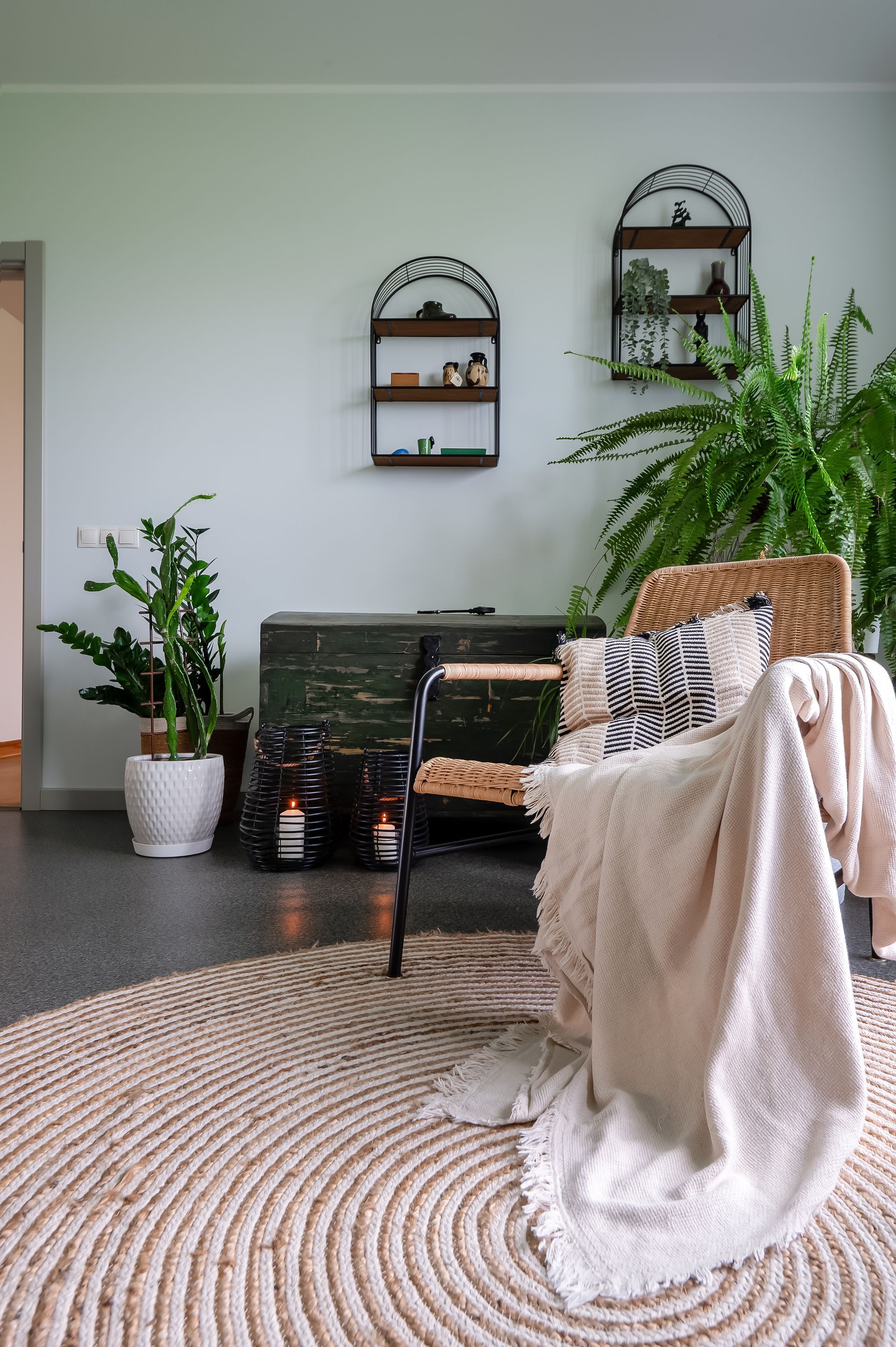 Mājas interjera dizains. Oāze