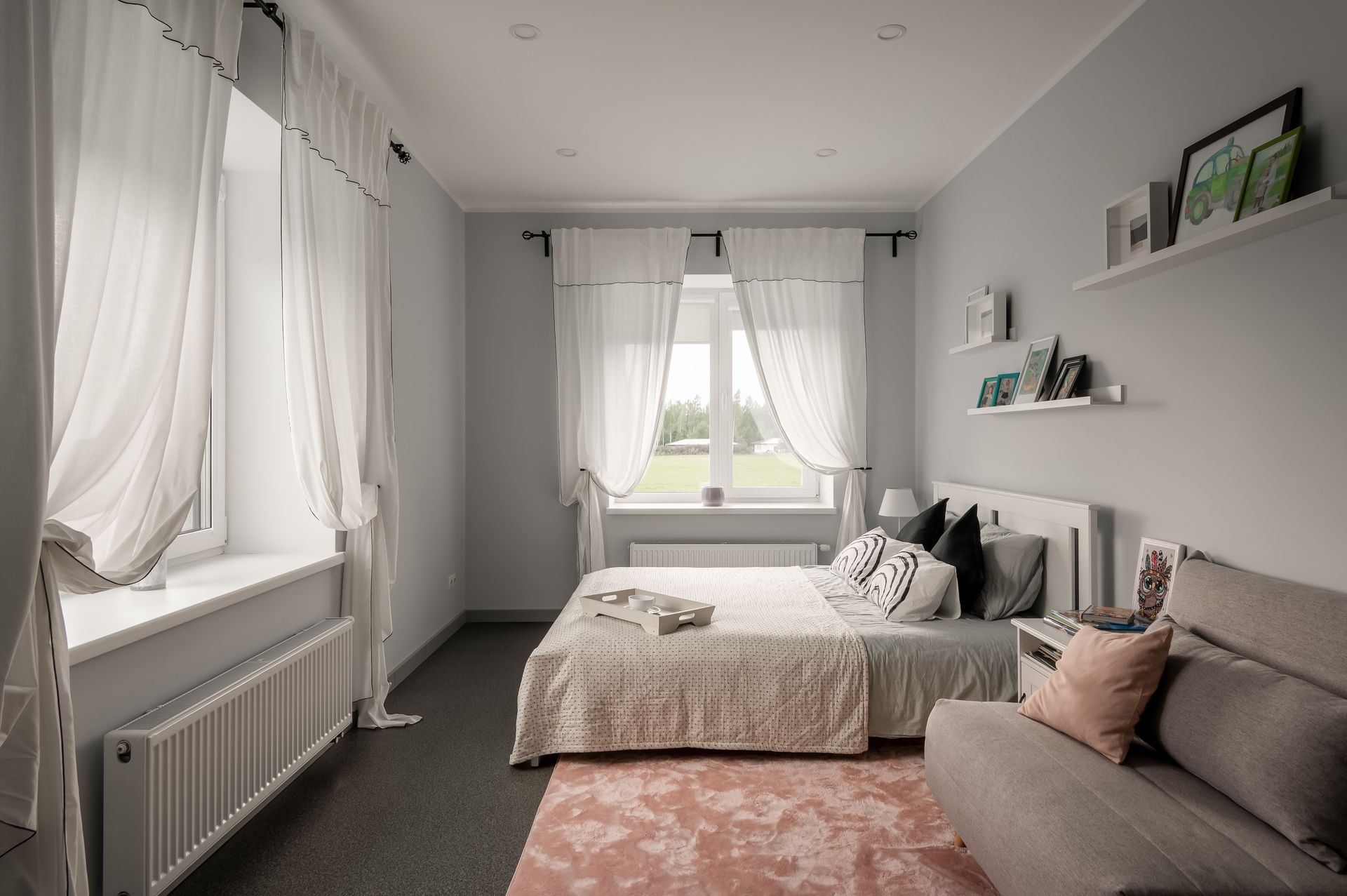 Mājas interjera dizains. Viesu guļamistabas interjera dizains,