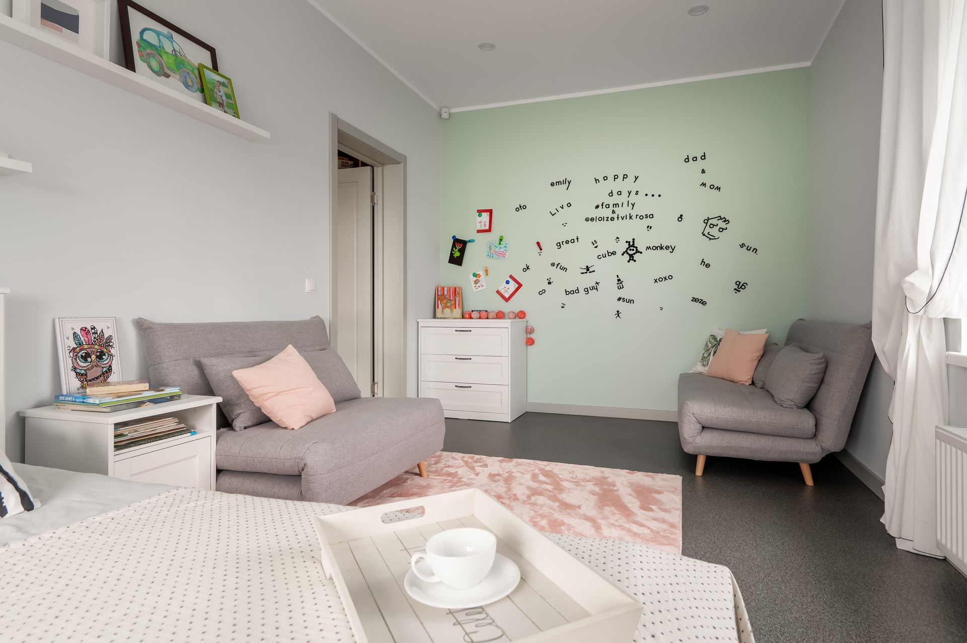 Mājas interjera dizains. Viesu guļamistabas interjera dizains,